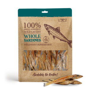 Absolute Bites Air Dried Treats for Dogs - Wild Caught Whole Sardines (60g)