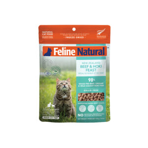 Feline Natural Freeze Dried Beef & Hoki Feast Topper 100g