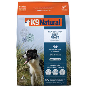 K9 Natural Freeze Dried Beef Feast 1.8kg