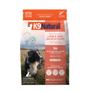 K9 Natural Freeze Dried Lamb and King Salmon Feast 500g