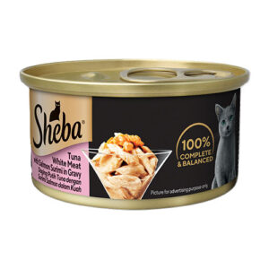 Sheba Tuna & Salmon In Gravy 85gm
