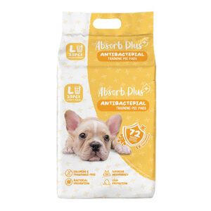 AbsorbPlus Antibacterial Training Pee Pad 60x90cm - 25 pcs
