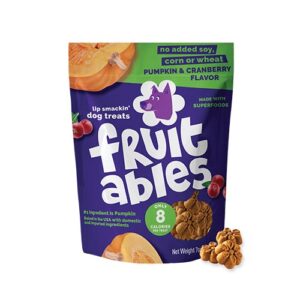Fruitables Dog Treats - Pumpkin & Cranberry 7oz