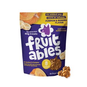 Fruitables Dog Treats - Pumpkin & Banana 7oz