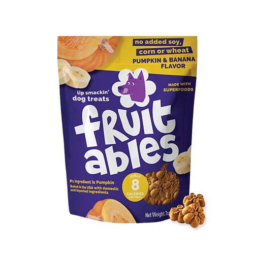 Fruitables Dog Treats - Pumpkin & Banana 7oz