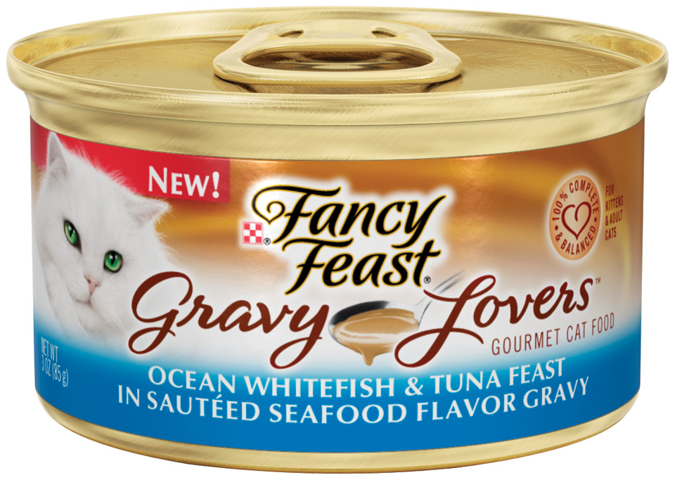 Fancy Feast Gravy Lovers Ocean Whitefish and Tuna Feast 85g