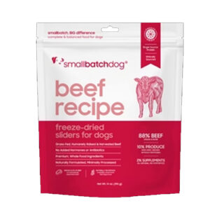 Smallbatch Dog - Freeze Dried Raw Beef Batch Sliders 14oz