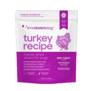 Smallbatch Dog - Freeze Dried Raw Turkey Batch Sliders 14oz