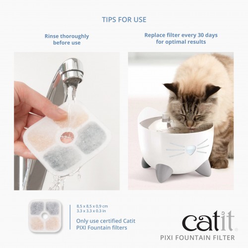 Catit PIXI Fountain Filter 6 packs (43722) - Image 2
