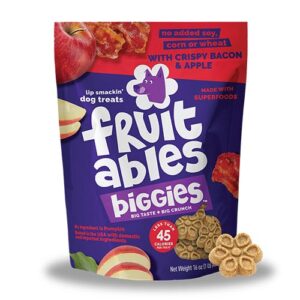 Fruitables Biggies™ Dog Treats - Crispy Bacon & Apple 16oz
