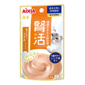 Aixia Kenko Pouch Adult Kidney Care - Tuna Flakes w/ Thick Sauce 40g JK3 (12pcs)