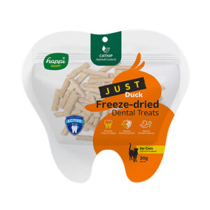 Happi Skippi Just Freeze-Dried Cat Dental Treat - Duck & Catnip 30g