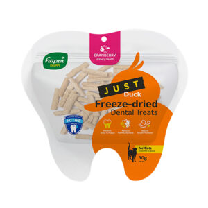 Happi Skippi Just Freeze-Dried Cat Dental Treat - Duck & Cranberries 30g