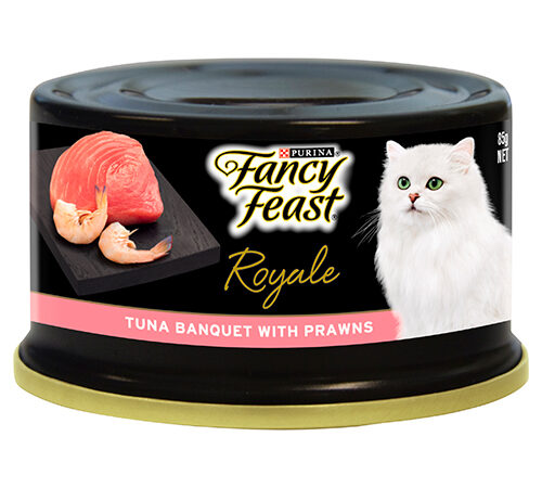 Fancy Feast Royales Tuna Banquet With Prawns 85g