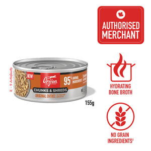 ORIJEN Cat Wet Food - Chunks & Shreds Original Entree 155g