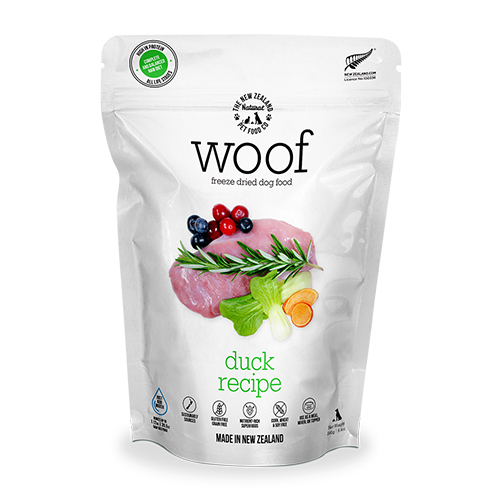 WOOF Dog Freeze Dried Raw Duck 280g