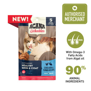 Acana Lickables Cat Treat - Chicken & Tuna (14gx5)