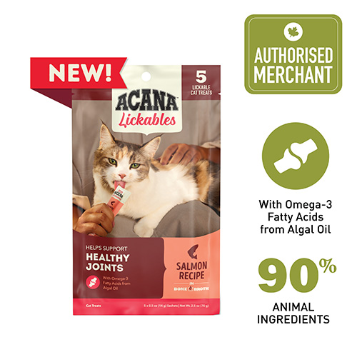 Acana Lickables Cat Treat - Salmon (14gx5)