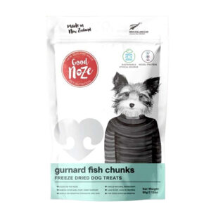Goodnoze Freeze Dried Dog Treat - Gurnard Fish Chunks 60g