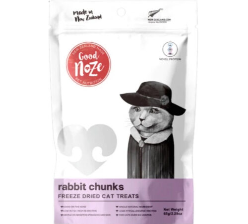 Goodnoze Freeze Dried Cat Treat – Rabbit Chunks 65g