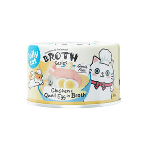 Jollycat Broth Series - Complete & Balanced Chicken & Quail Egg in Broth 80g