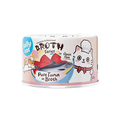 Jollycat Broth Series - Complete & Balanced Pure Tuna in Broth 80g