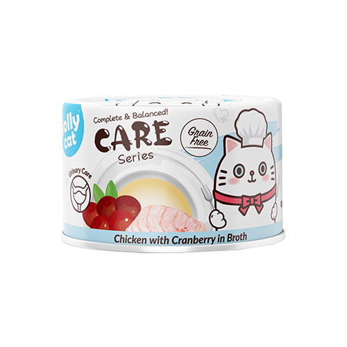 Jollycat Care Series - Complete & Balanced Urinary Care Chicken with Cranberry in Broth 80g
