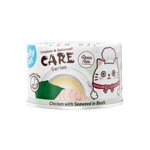 Jollycat Care Series - Complete & Balanced Digestive Care Chicken with Seaweed in Broth 80g