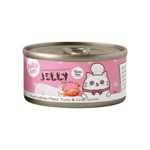 Jollycat Jelly Series - Fresh White Meat Tuna & Crab Surimi in Jelly 80g