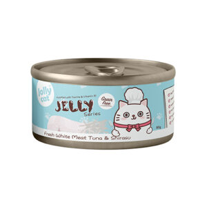 Jollycat Jelly Series - Fresh White Meat Tuna & Shirasu in Jelly 80g