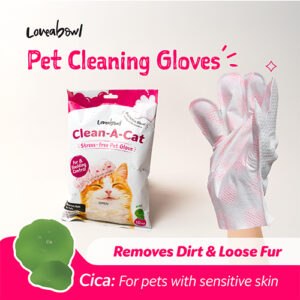 Loveabowl Stress-free Pet Glove For Cat - Original Cica (10pcs)