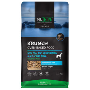 Nutripe Krunch Dog Food - Oven-Baked NZ Grass-Fed Salmon & Albacore Tuna with Green Tripe 7kg