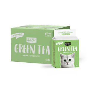 Kit Cat Natural Tofu Cat Litter 1.5mm - Green Tea (6L x 10pkt)