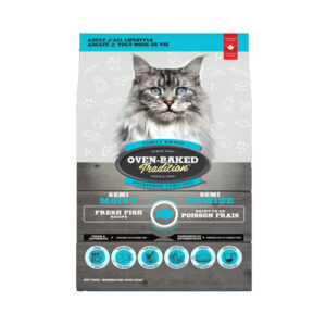Oven Baked Tradition Cat Dry Food – Semi Moist Fish 3lb