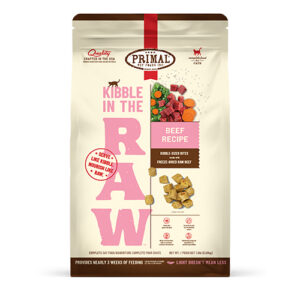 Primal Cat Kibble in the Raw Freeze Dried Beef 1.5lbs
