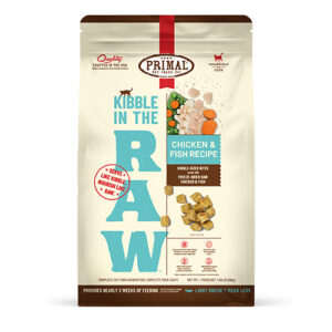Primal Cat Kibble in the Raw Freeze Dried Chicken & Fish 1.5lbs