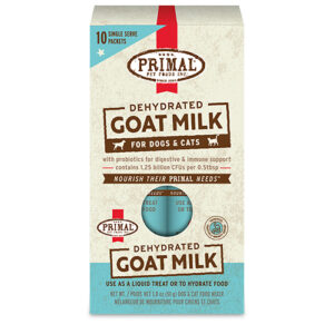 Primal Dog & Cat Dehydrated Goat Milk with Probiotics 1.8oz (10 Sachets)