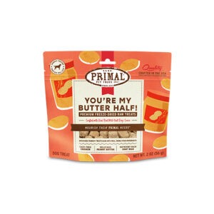 Primal Dog Freeze Dried Raw Treats You're My Butter Half - Peanut Butter 2oz