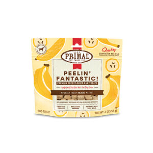 Primal Dog Freeze Dried Raw Treats Peelin' Fantastic - Banana 2oz