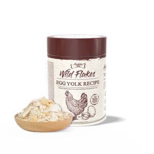 Absolute Bites Freeze Dried Wild Flakes Meat Flakes Toppers for Cats & Dogs - Chicken with Egg Yolk Recipe (100g)