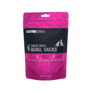 Freeze Dry Australia - FDA Quail Backs 80gm