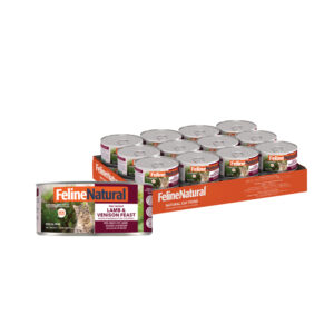 Feline Natural Canned Food Lamb & Venison Feast 85gm (24cans)