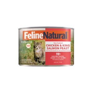 Feline Natural Canned Food Chicken and King Salmon Feast 170gm