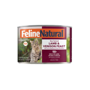 Feline Natural Canned Food Lamb & Venison Feast 170gm