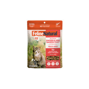 Feline Natural Freeze Dried Chicken & King Salmon Feast Topper 100g