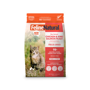Feline Natural Freeze Dried Chicken & King Salmon Feast 320g