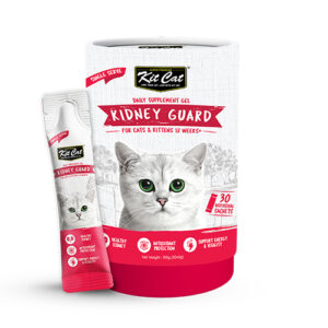 Kit Cat Daily Nutritional Supplement Gel For Cats & Kittens - Kidney Guard (Tub) | (5g x 30 sticks)