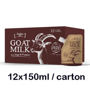 Absolute Bites Lactose Free Goat Milk for Dogs & Puppies (12x150ml/carton)