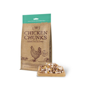 Absolute Bites Single Protein Whole Prey Freeze Dried Treats for Cats & Dogs - Chicken Chunks (80g)