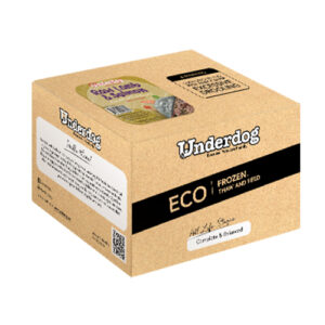 Underdog RAW Frozen Recipe – Raw Lamb & Salmon ECO PACK (150g patty x 20)